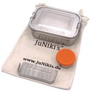 Schler-Set: JuNikis Lunchbox + Trinkflasche isoliert 550ml Trkis