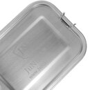 Bundle: 2 Sets: JuNikis eco line stainless-steal lunchbox + flexible divider + dipper box + bag