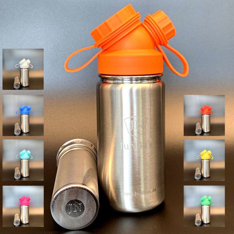 Isolierte Trinkflasche mit Teefilter für den 40,95 € Tee-to-go