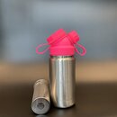 JuNikis eco line isolierte Edelstahl Trinkflasche 420ml - mit Teefilter - Pink